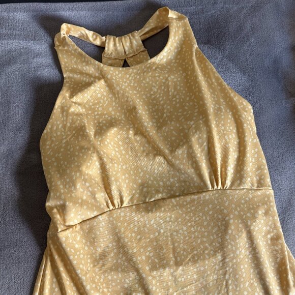 Prana Jewel Lake Summer Dress / Birch Spots Yellow / Small - Picture 4 of 6